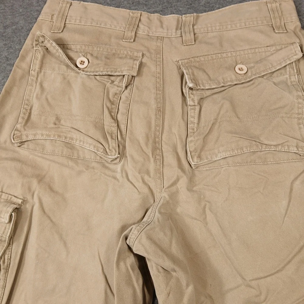 Route 66 Original Clothing Co Flat‎ Front Cargo Shorts Men's Khaki Size 32